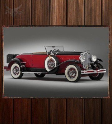 Металлическая табличка Duesenberg J 395 Convertible Coupe by Murphy